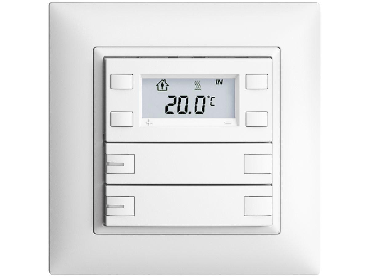 UP-RTH-Taster KNX 2-fach EDIZIOdue FMI weiss, mit LED RGB