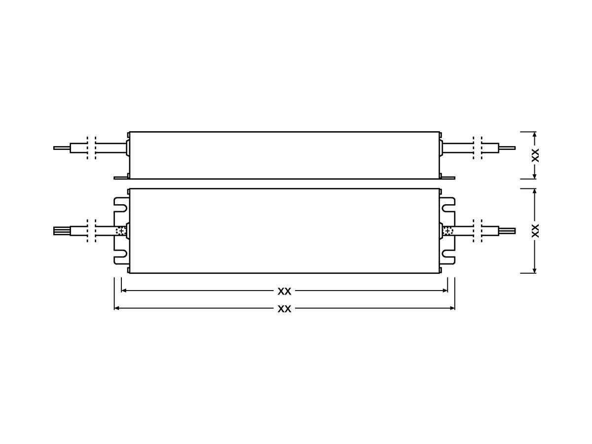 LED-Konverter OT 130/220…240/24 P 130W 24VDC 220×63×37mm IP66
