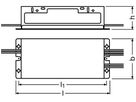 LED-Konverter OT 110/120…277/1A4 2DIMLT2 P 110W 600…1400mA 168×68×38mm IP64