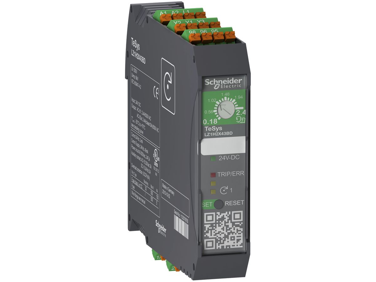 Direktstarter Schneider Electric 0.75kW 24VDC, Push in