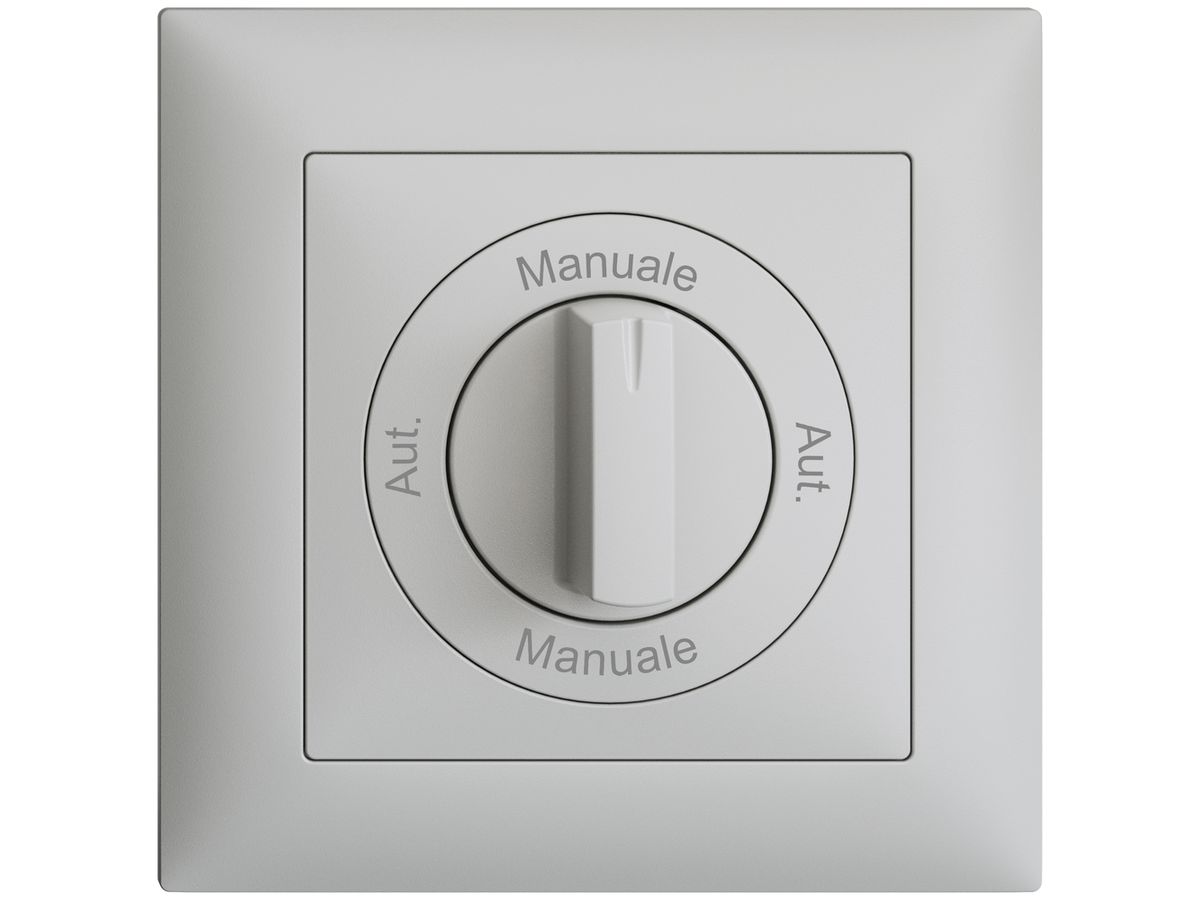 Frontset Aut.-Manuale-Aut.- Manuale EDIZIOdue 88×88mm hellgrau