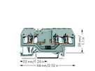 Diodenklemme WAGO 2.5mm² 2L grau