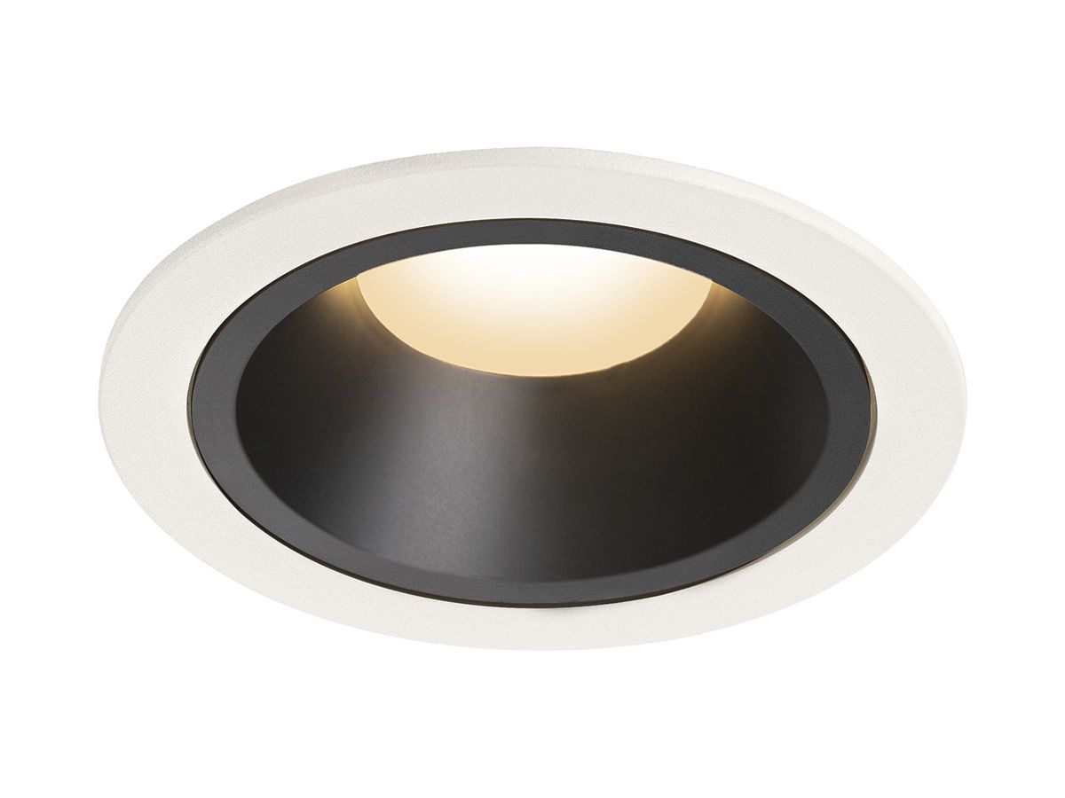 LED-Downlight SLV NUMINOS L 25.4W 2150lm 2700K 55° DIM Ø130×85mm ws/sz