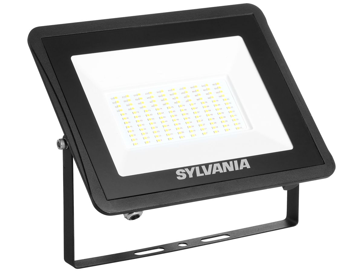 LED-Strahler Sylvania SylFlood 78W 10000lm 840 IP65 110° 190×125mm schwarz