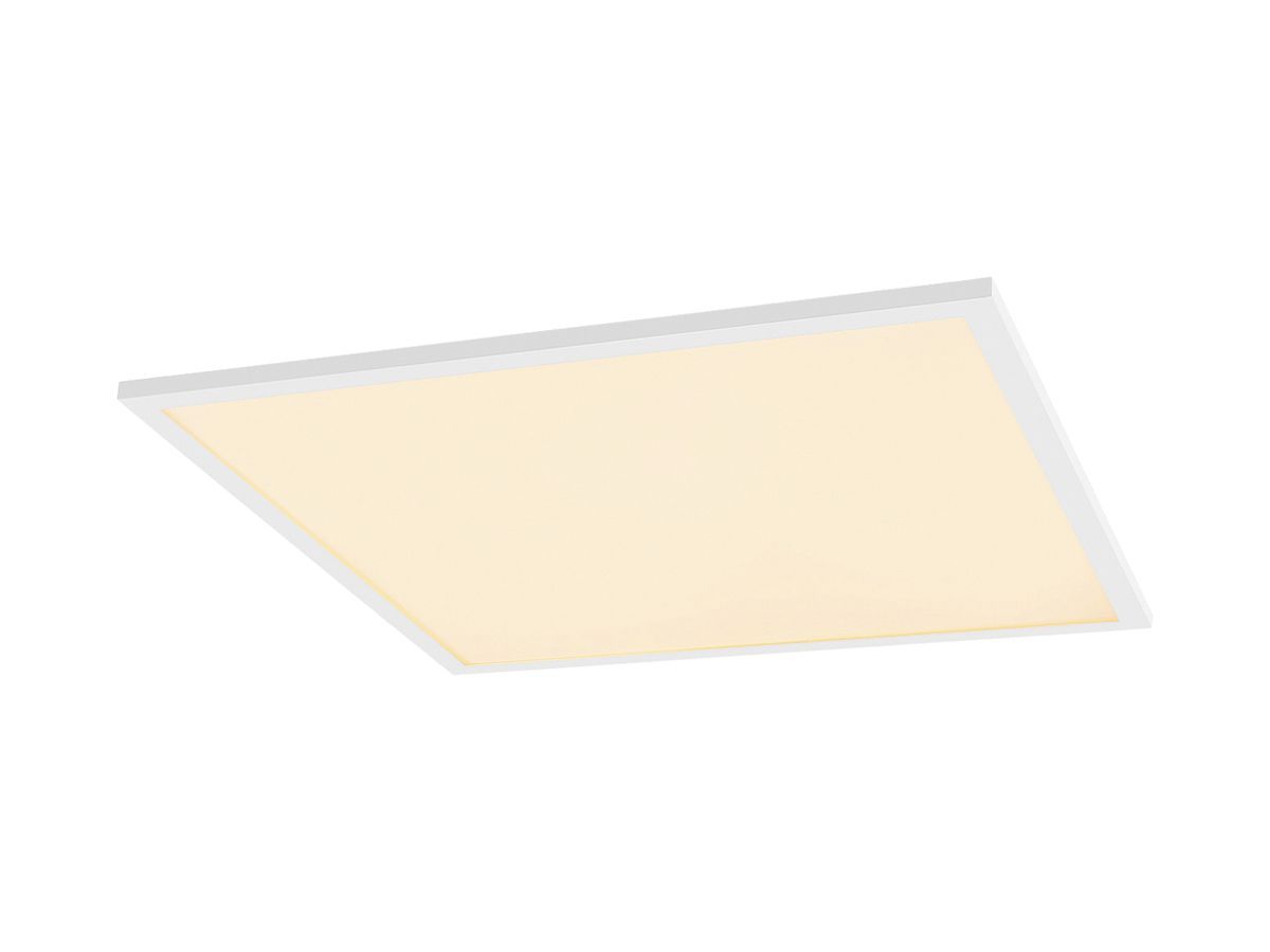 LED-Panelleuchte SLV PANEL 600 34W 4200lm 830/840 IP40 DALI 595×595mm weiss