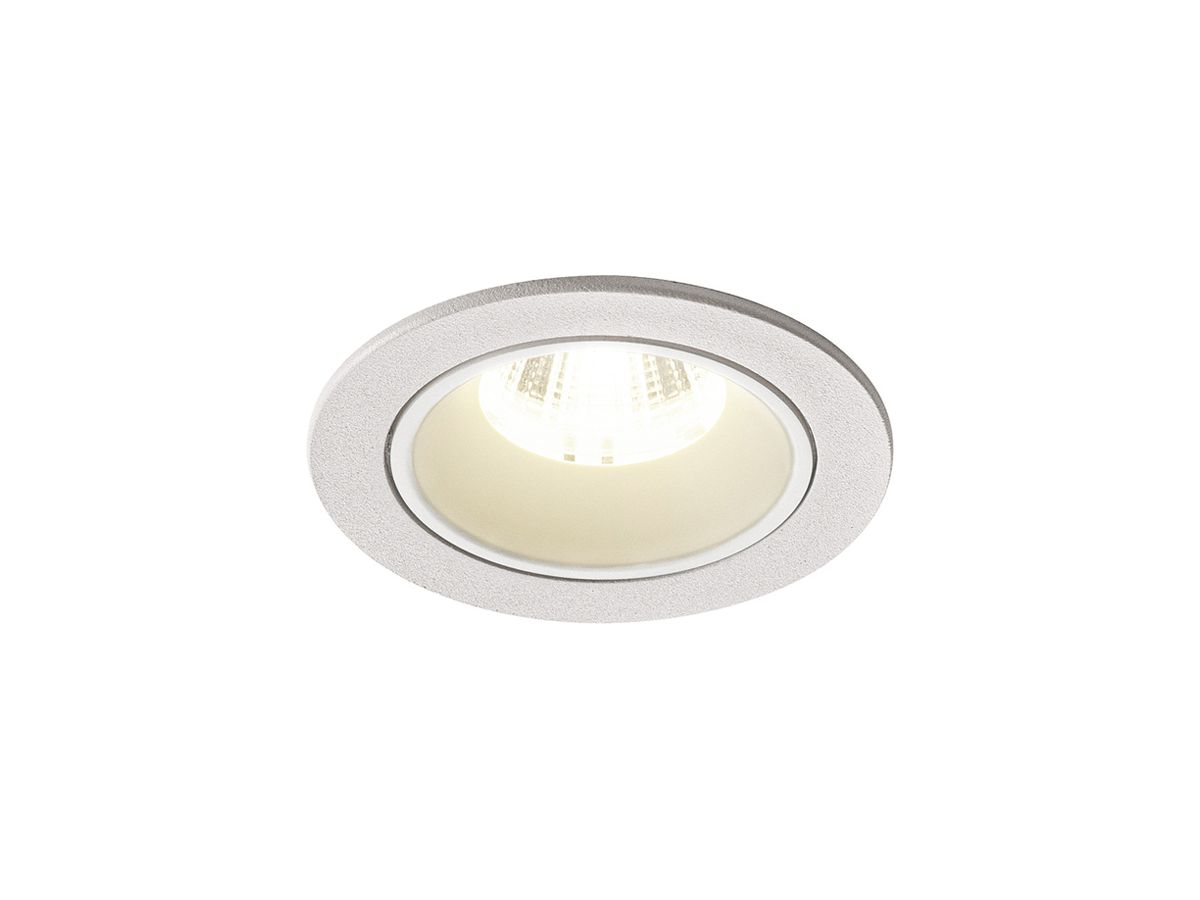 LED-Downlight SLV NUMINOS S 8.6W 790lm 4000K 40° DIM Ø80×52mm ws/ws