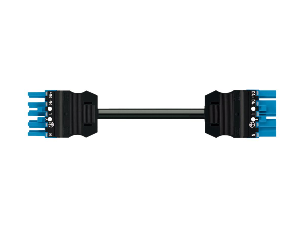 Verbindungsleitung MIDI 5×2.5mm² 20A 400V 5m Cod.I Buchse/Stecker blau Cca