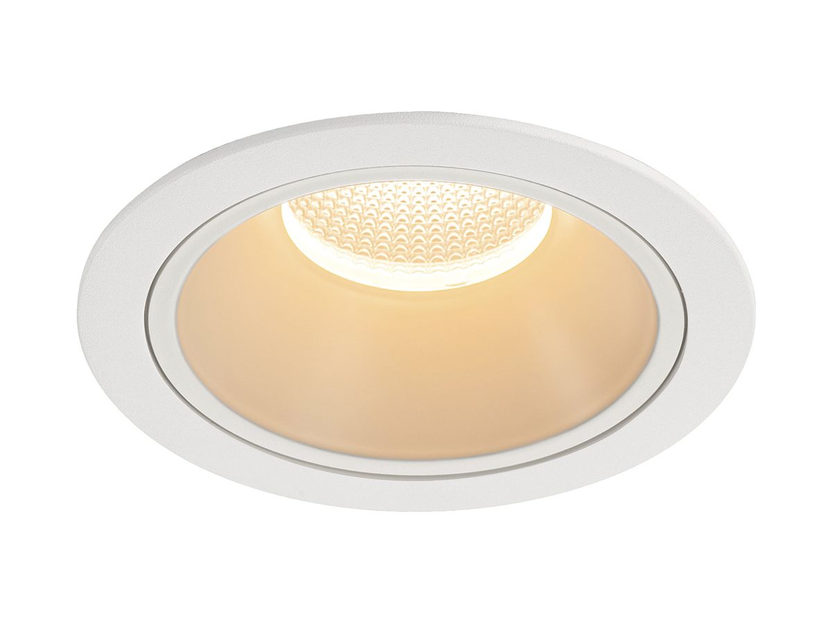 LED-Downlight SLV NUMINOS XL 37.4W 3500lm 2700K 55° DIM Ø160×108mm ws/ws