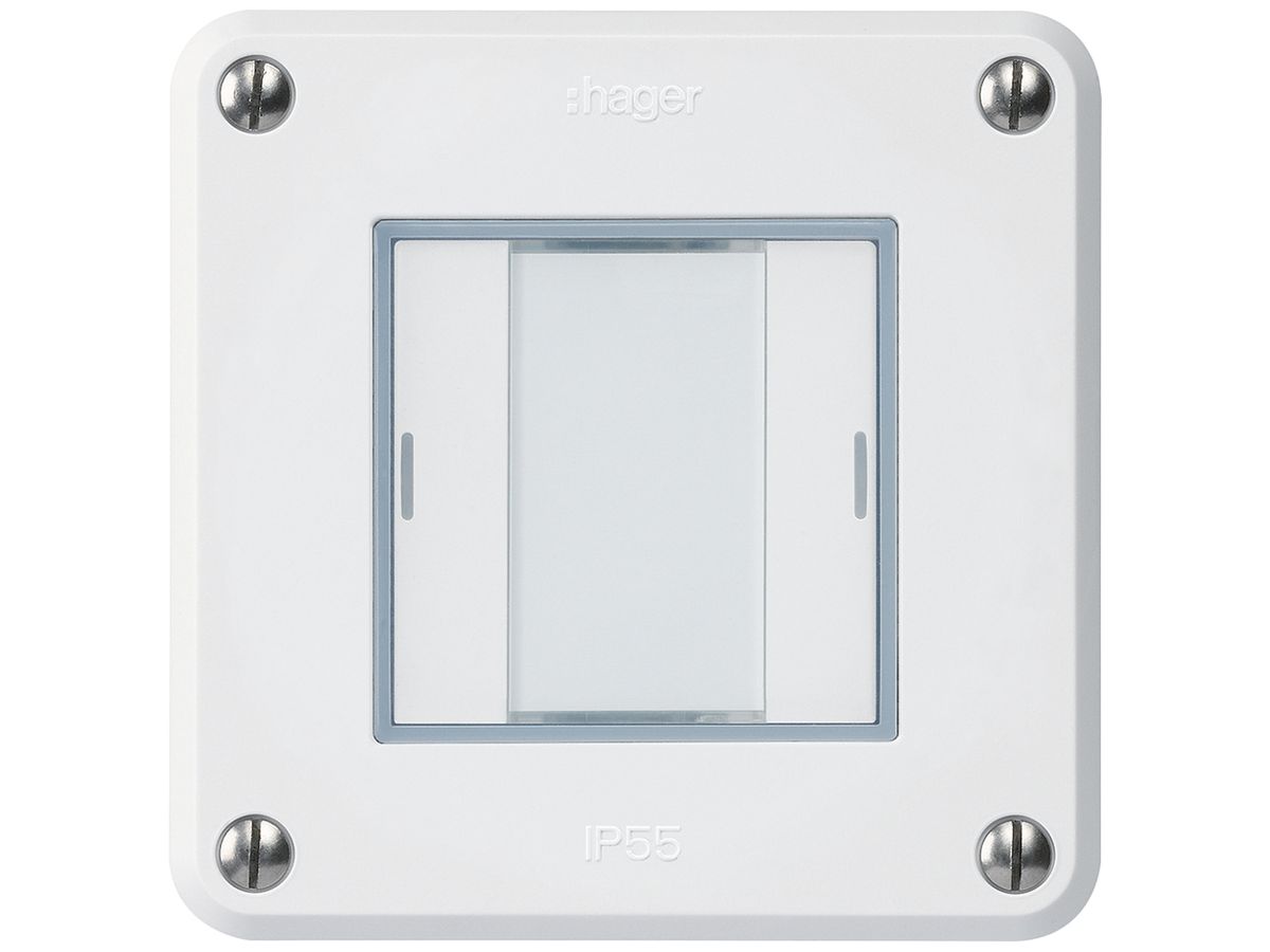 UP-Taster robusto C KNX 2× RGB LED s/e-link weiss