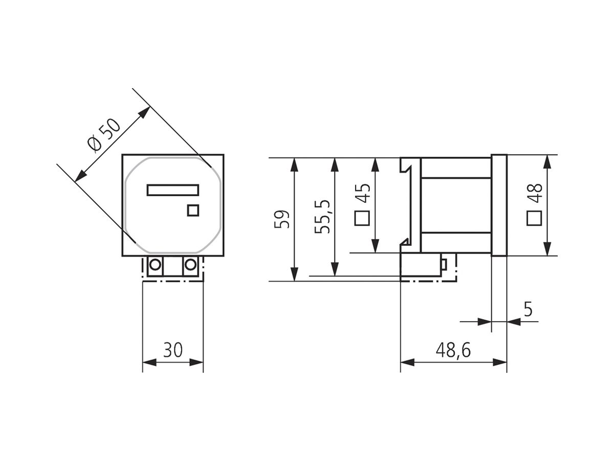 EB-Betriebsstundenzähler 220V Theben BZ 142-3 AC