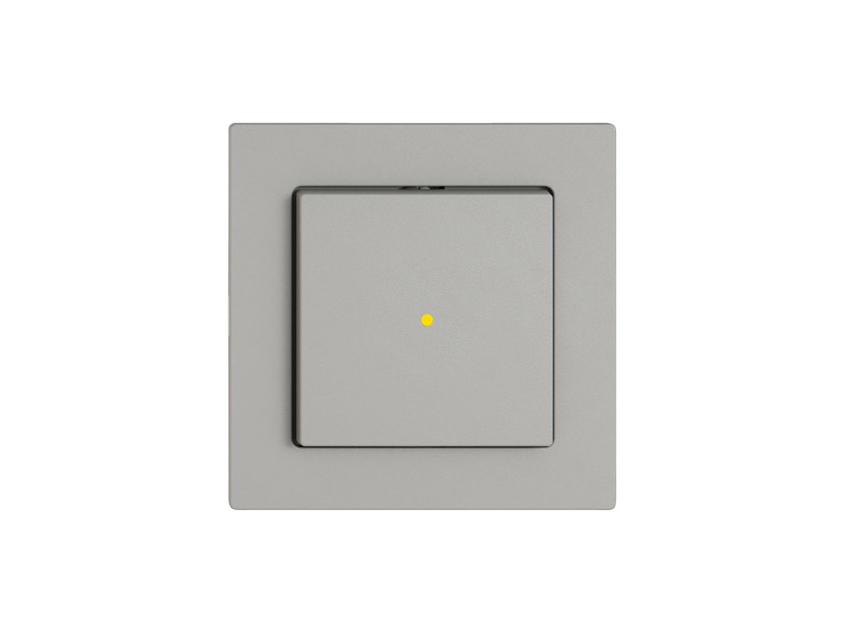 Leuchtdruckschalter EDIZIO.liv SNAPFIX® 3/1L Frontlinse LS gelb hgu