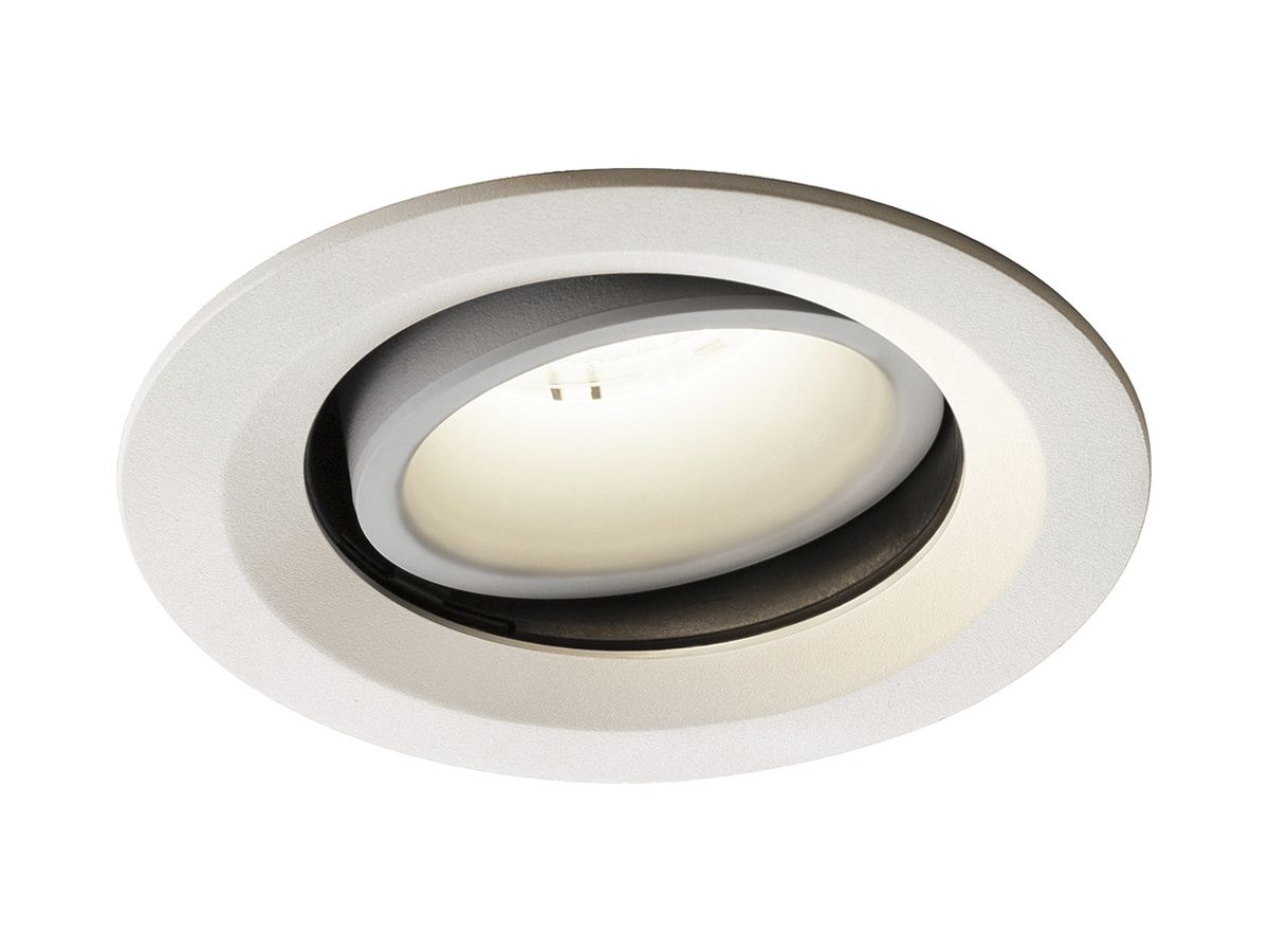 LED-Downlight SLV NUMINOS MOVE M 17.5W 1750lm 4000K 40° DIM Ø135×81mm ws/ws