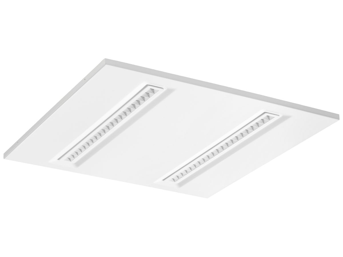 EB-LED-Deckenleuchte Sylvania OptiClip 600 33W 4150lm 4000K IP40 weiss