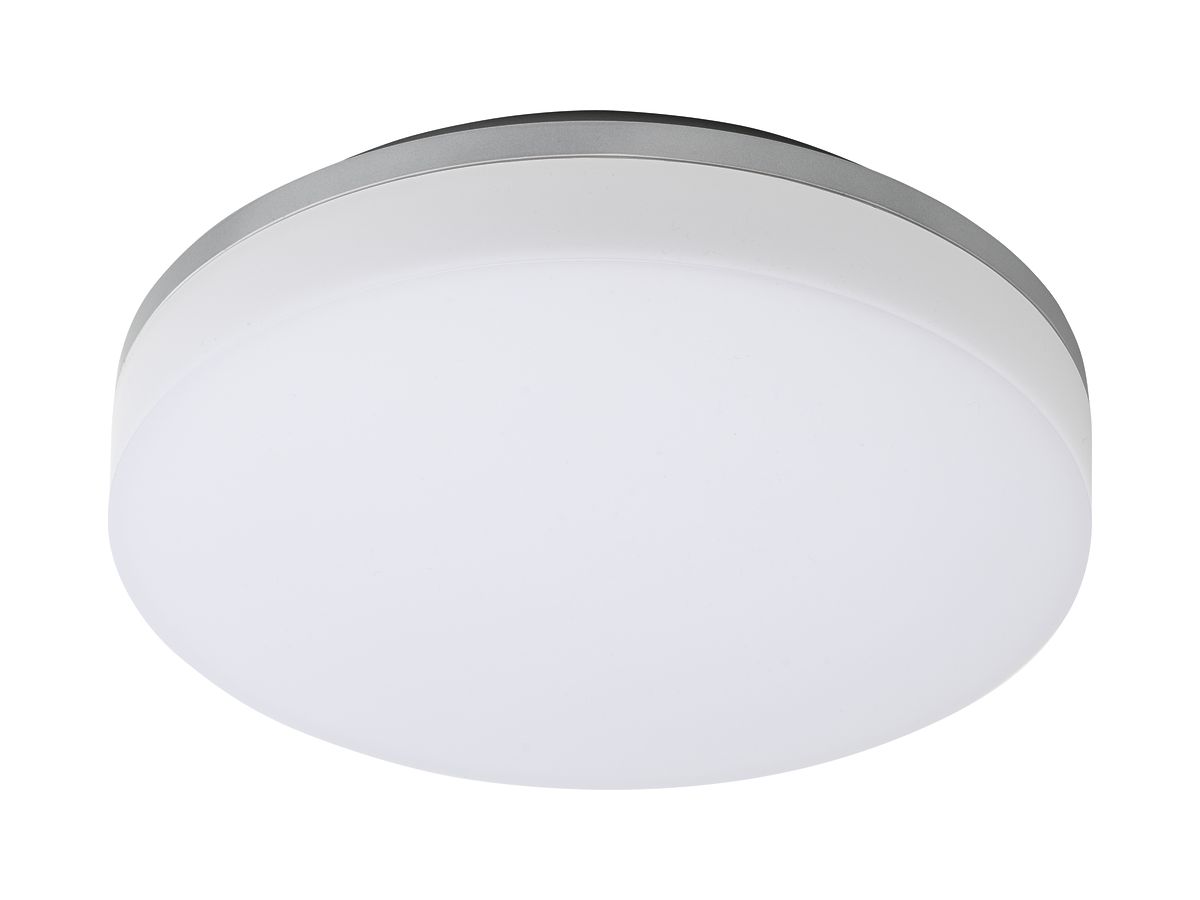 LED-Decken-/Wandleuchte SLICE CIRCLE2 10/15W 830/840 1000/1700lm IP54 HF silber