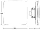 UP-Multisensor Steinel True Presence HF 360° weiss