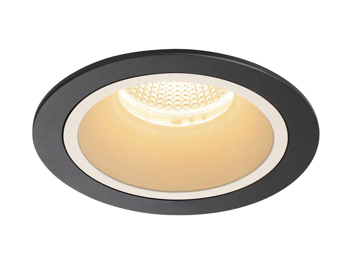 LED-Downlight SLV NUMINOS L 25.4W 2250lm 2700K 20° DIM Ø130×85mm sz/ws