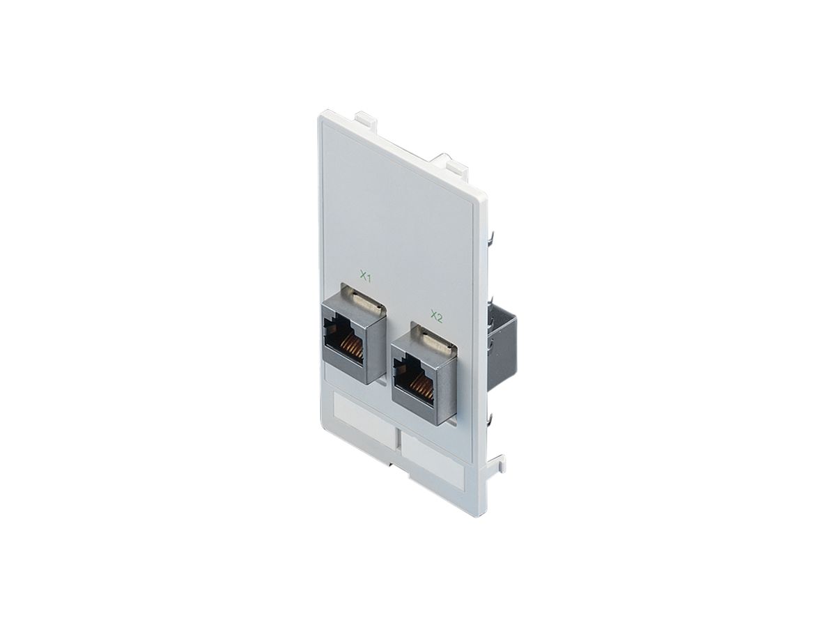 Schnittstelle Rittal SZ 2482.560 Einsatz 2×RJ45 (Kat.5e)