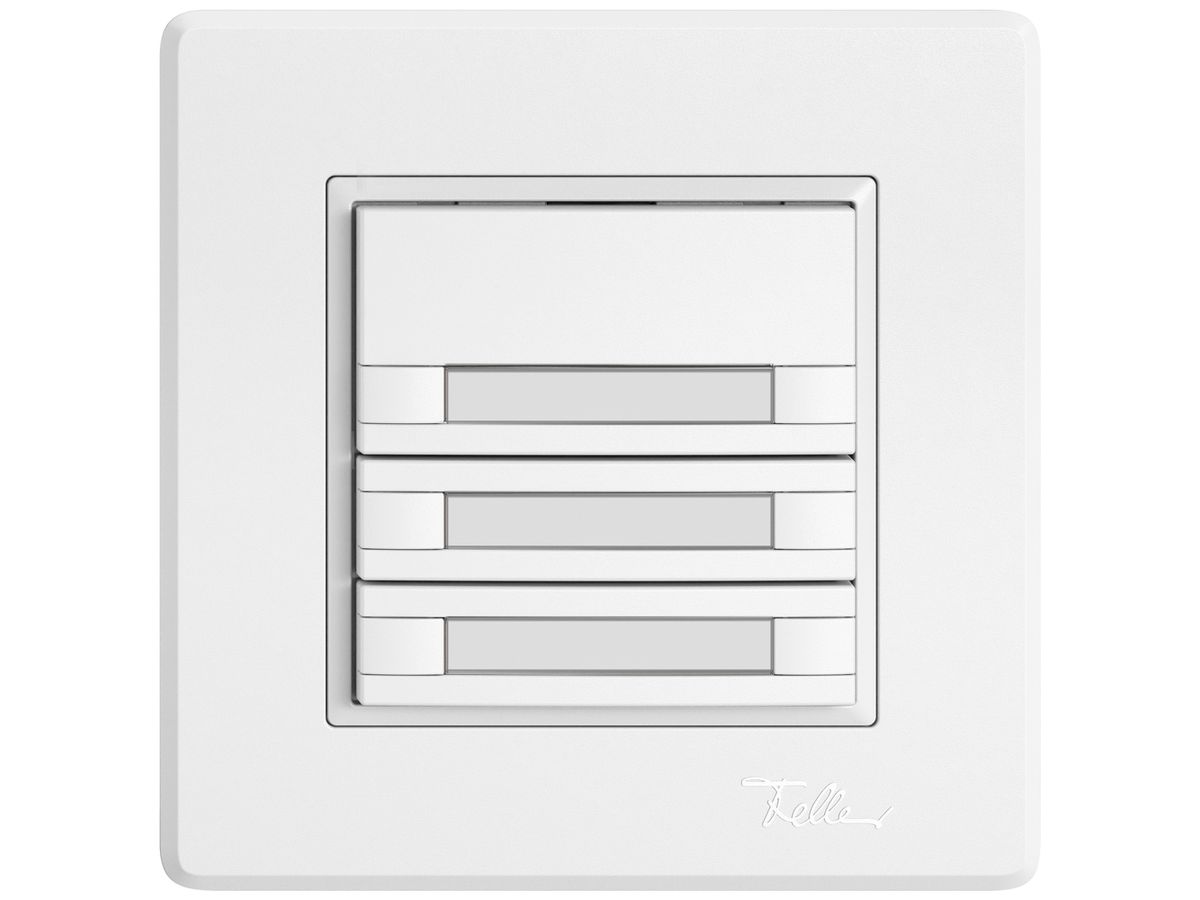 UP-KNX-Taster RGB EDIZIO.liv SNAPFIX® Temperaturfüh.o.LED Pap.6×T 1-Tbed.ws