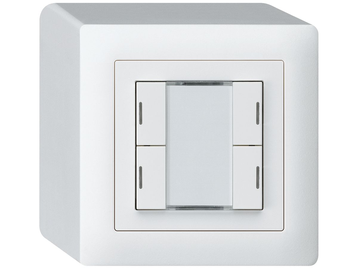 AP-Taster kallysto KNX 4×weiss RGB LED s/e-link