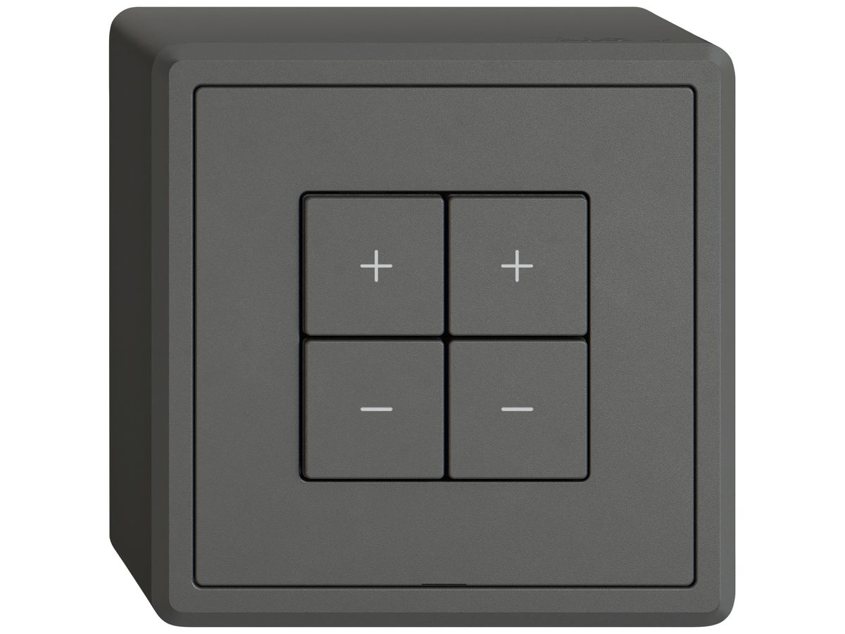 AP-Nebenstelle Dimmer EDIZIO.liv Wiser SNAPFIX® 2 Kanal 4 Tasten WLAN dgu