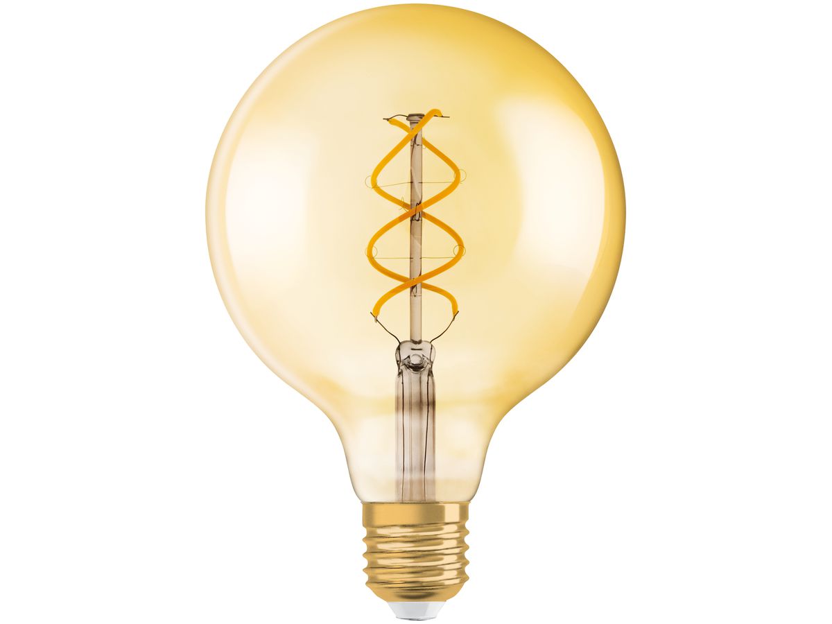 LED-Lampe Vintage 1906 CLASSIC GLOBE125 FIL GOLD 25 250lm E27 5W 230V 820