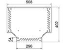 T-Stück BET RT 35×300mm Stahl feuerverzinkt