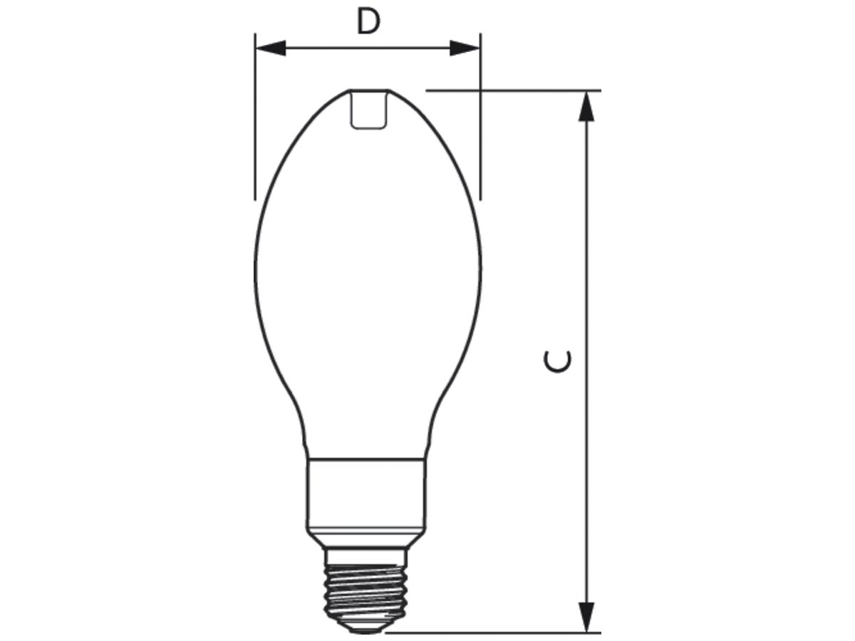 LED-Lampe Philips TrueForce Core E27 19W 3100lm 4000K mattiert 300°