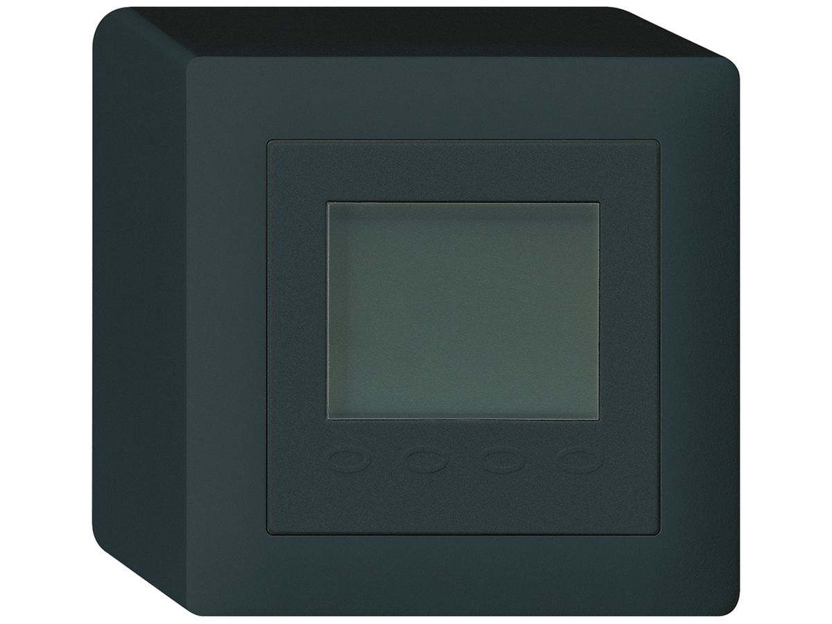 AP-Raumthermostat Hager kallysto Q mit Display schwarz