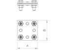 Kreuzverbinder Bettermann 30mm