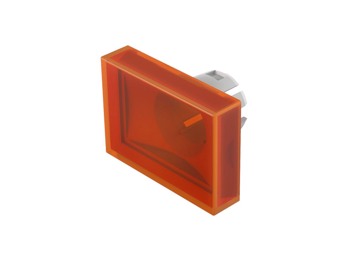 Druckhaube EAO 51 flach 15.2×21.2mm orange
