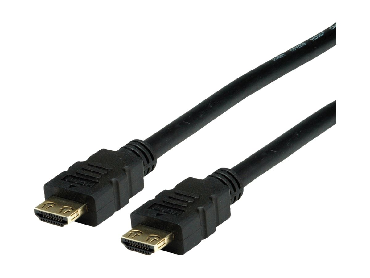 HDMI-Kabel VALUE 4K@60Hz (HDMI 2.0) HDR 3D Ethernet Clip schwarz 5m