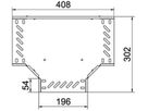 T-Stück BET RT 35×200mm Stahl feuerverzinkt