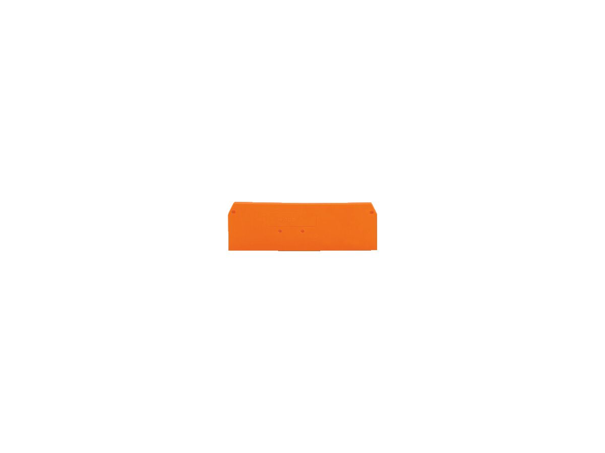 Abschlusswand WAGO 1.5mm² orange für F 279-831/834