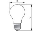 LED-Lampe Philips CorePro E27 10W 1055lm 4000K Ø60×108mm Typ A mattiert