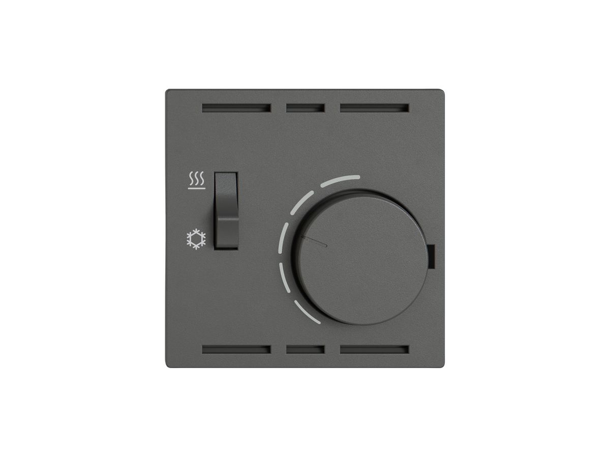 Montageset EDIZIO.liv SNAPFIX® f.Thermostat mit Schalter Heizen/Kühlen dgu