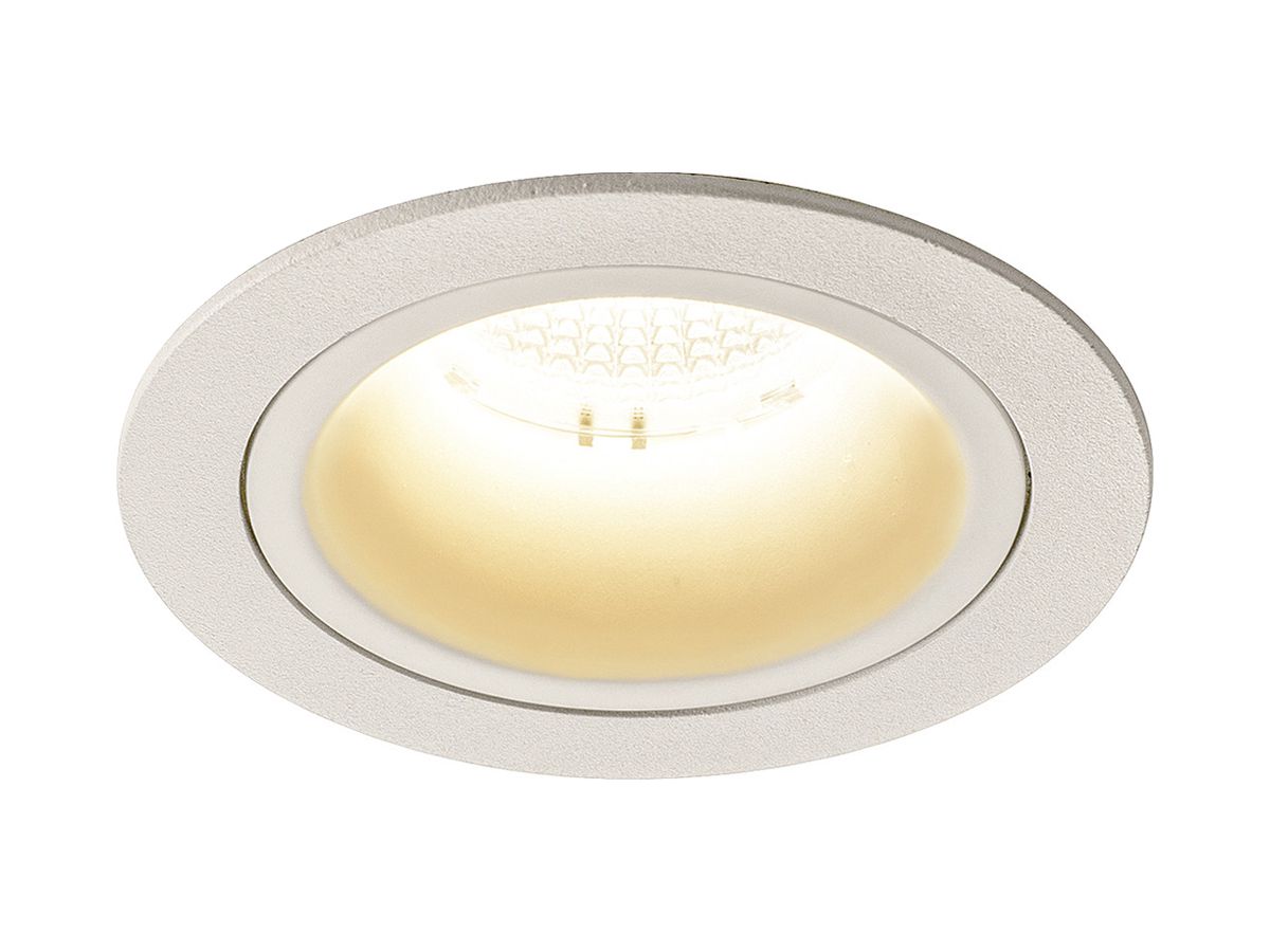 LED-Downlight SLV NUMINOS M 17.5W 1600lm 3000K 55° DIM Ø105×68mm ws/ws