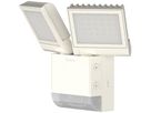 LED-Strahler theLeda S 17W 2×900lm 4000k mit Bewegungsmelder weiss IP55