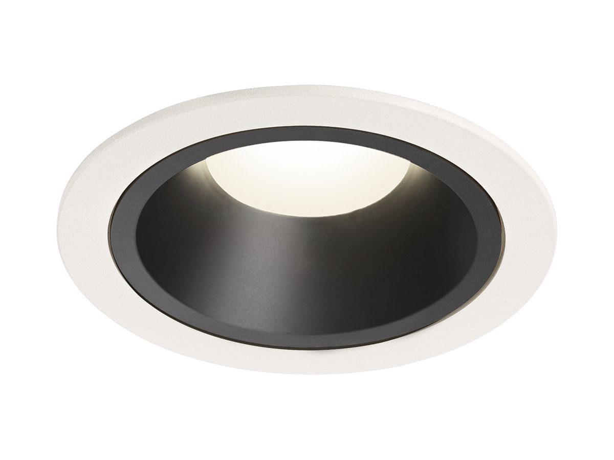 LED-Downlight SLV NUMINOS L 25.4W 2350lm 4000K 55° DIM Ø130×85mm ws/sz