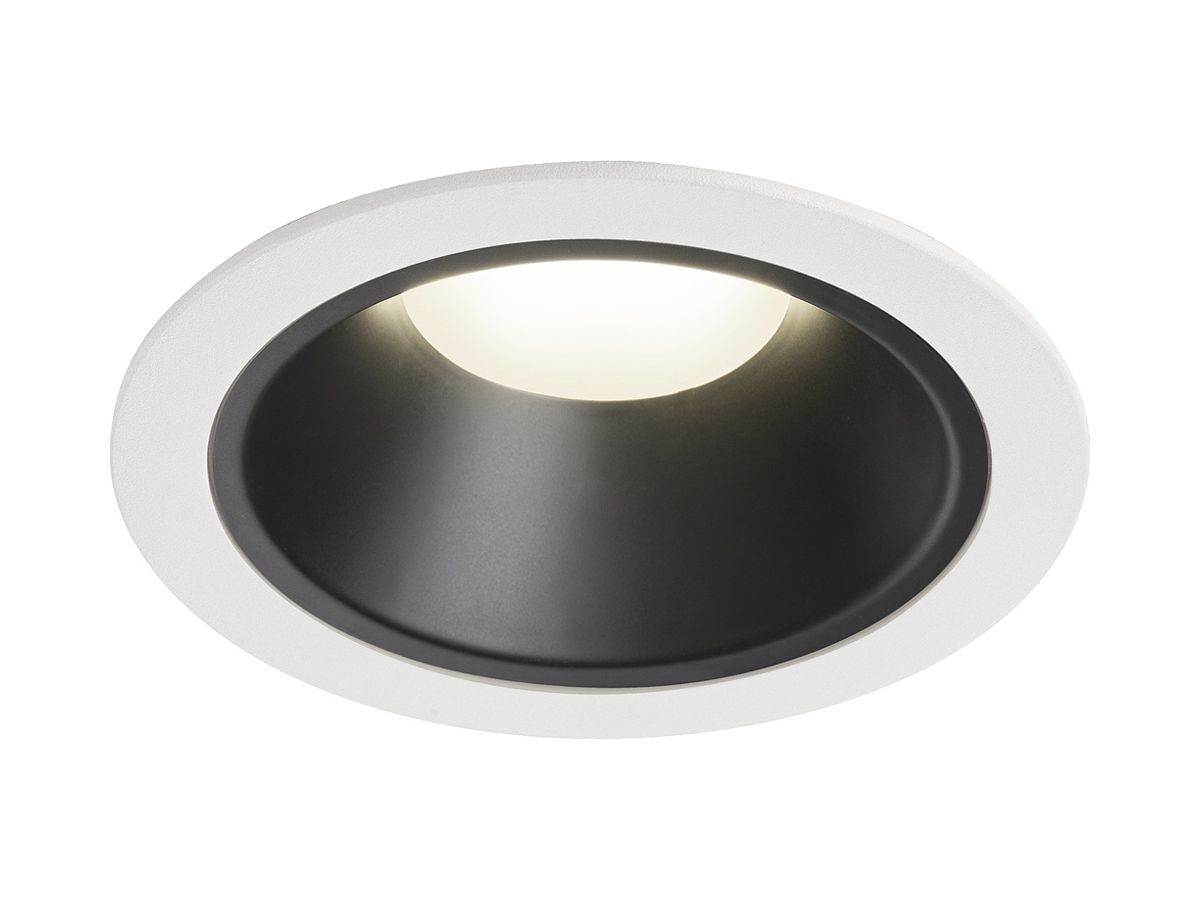 LED-Downlight SLV NUMINOS XL 37.4W 3600lm 4000K 40° DIM Ø160×108mm ws/sz