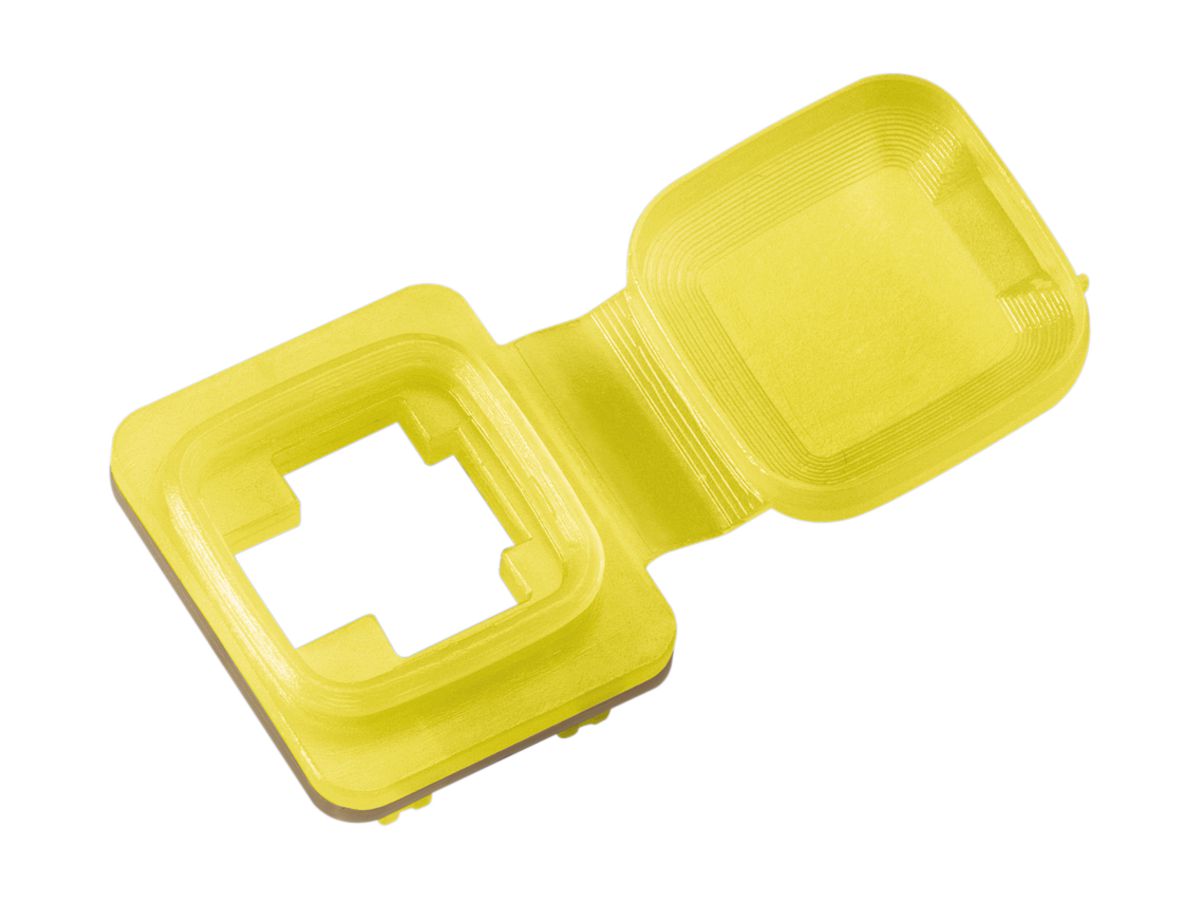 Flansch Splash Staubschschutz und Farbcodierung, gelb, IP54