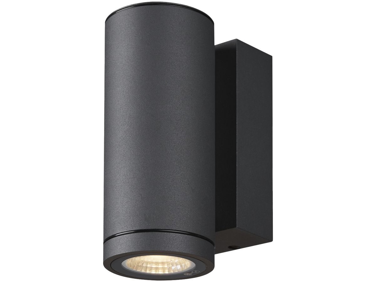 LED-Wandleuchte SLV ENOLA ROUND S 6W 450lm 3000/4000K IP65 anthrazit