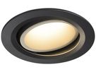 LED-Downlight SLV NUMINOS MOVE L 25.4W 2300lm 3000K 55° DIM Ø160×86mm sz/ws