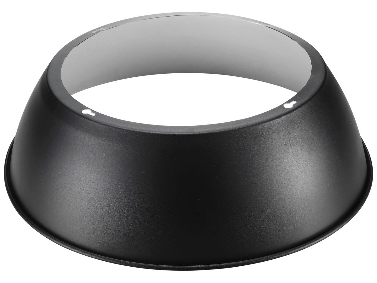 Leuchtenschirm Sylvania Alu Shade Black Aluminium 454×123mm schwarz