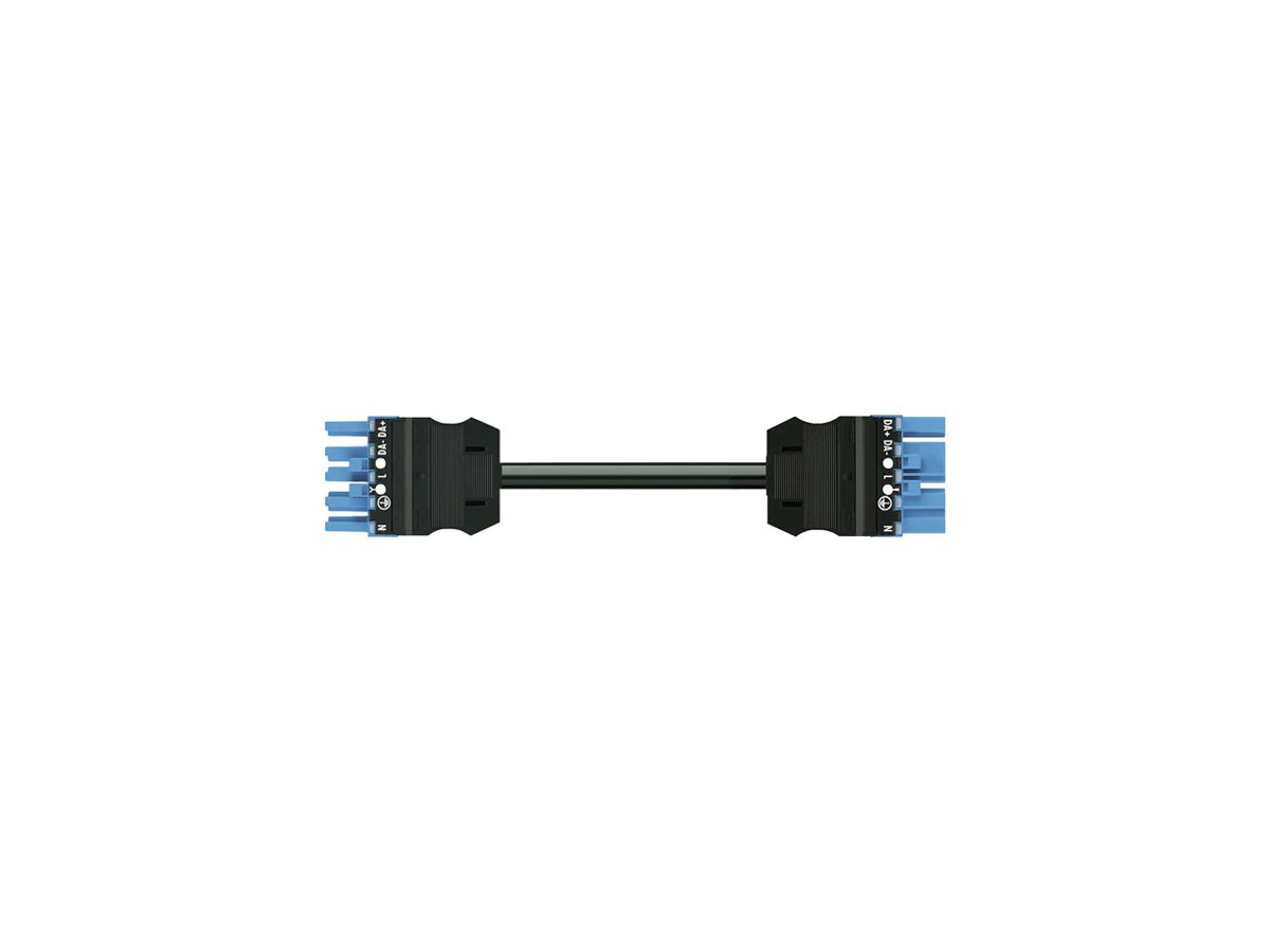 Verbindungsleitung MIDI 5×2.5mm² 20A 400V 3m Cod.I Buchse/Stecker blau Cca