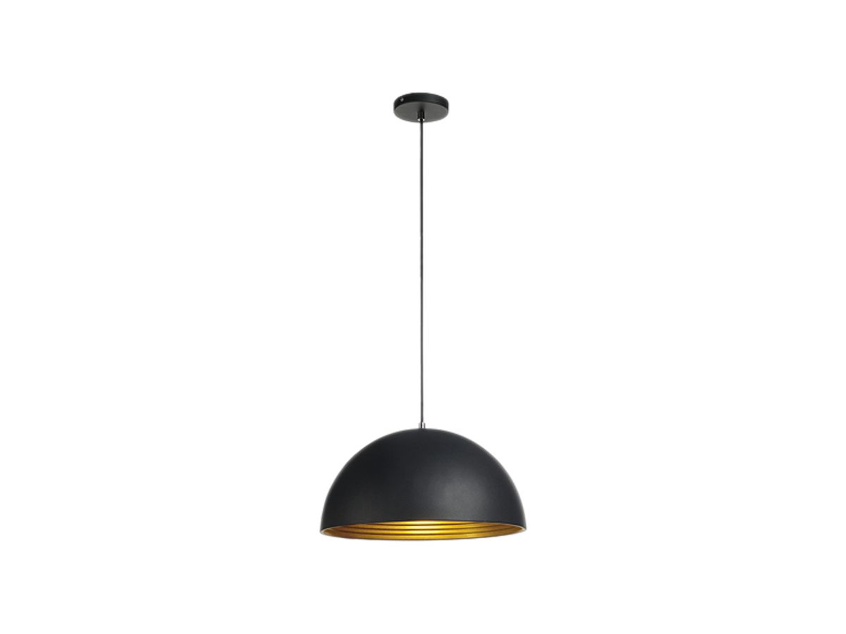 Pendelleuchte SLV FORCHINI M E27 40W rund IP20 schwarz/gold