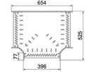 T-Stück BET RT 60×400mm Stahl feuerverzinkt