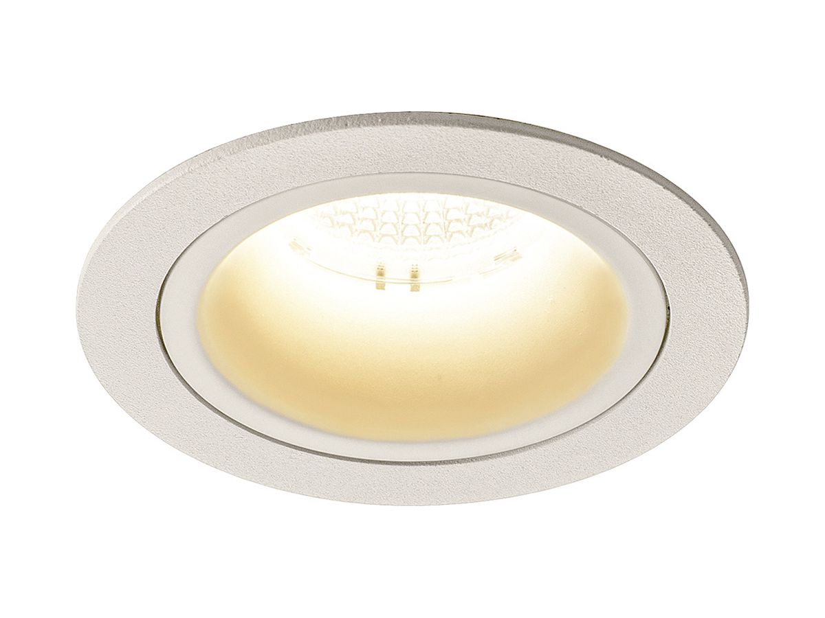 LED-Downlight SLV NUMINOS M 17.5W 1600lm 3000K 20° DIM Ø105×68mm ws/ws