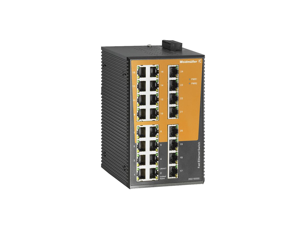 Switch WM IE-SW-EL24-24TX, 24×RJ45 FE unmanaged