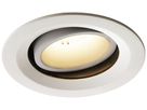 LED-Downlight SLV NUMINOS MOVE M 17.5W 1600lm 3000K 20° DIM Ø135×81mm ws/ws