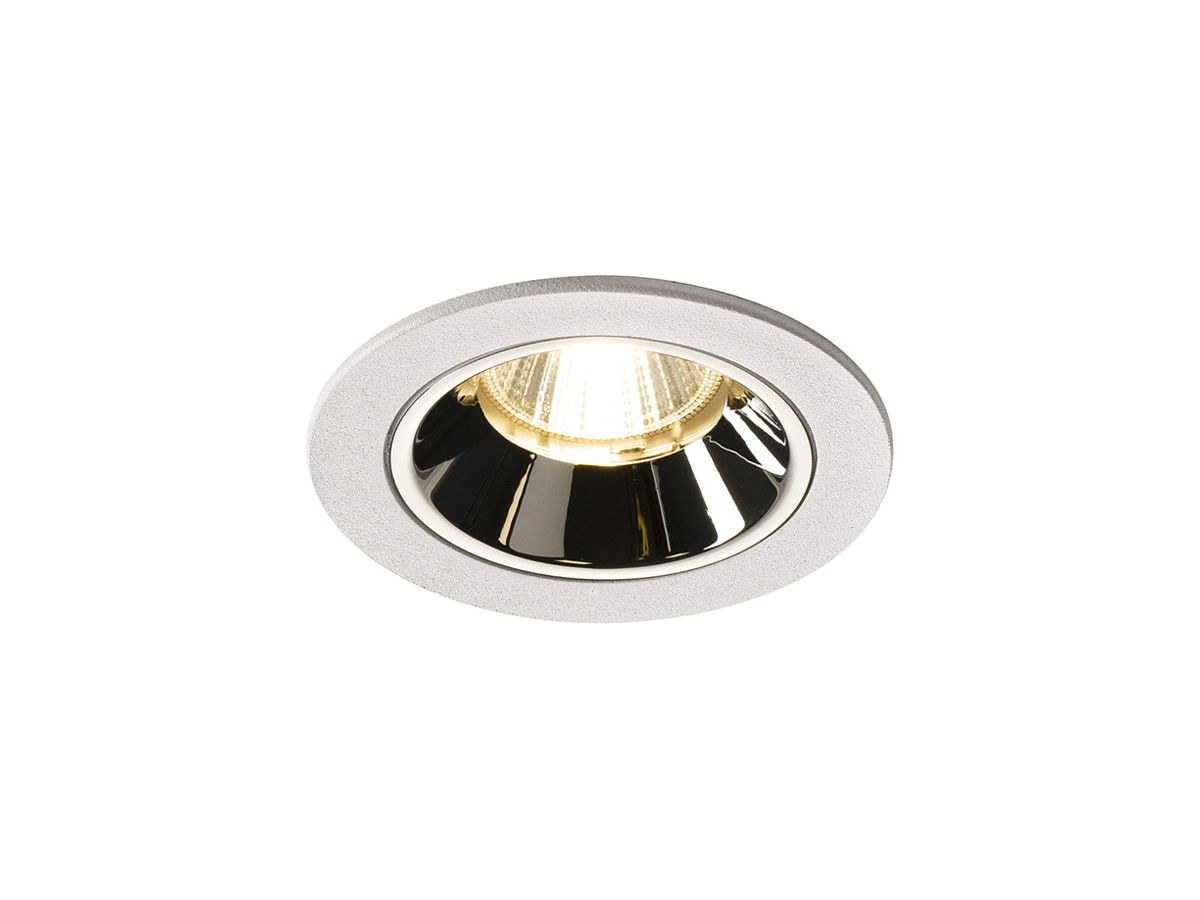 LED-Downlight SLV NUMINOS S 8.6W 700lm 3000K 40° DIM Ø80×52mm ws/Cr